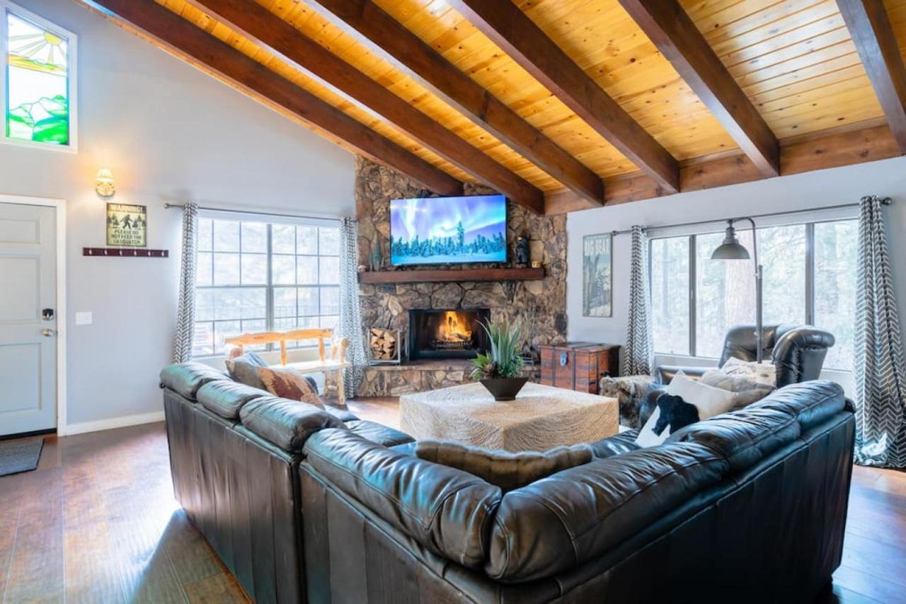 Winter Getaway Spa Fire-Table Close To Slopes Big Bear Lake Exterior photo
