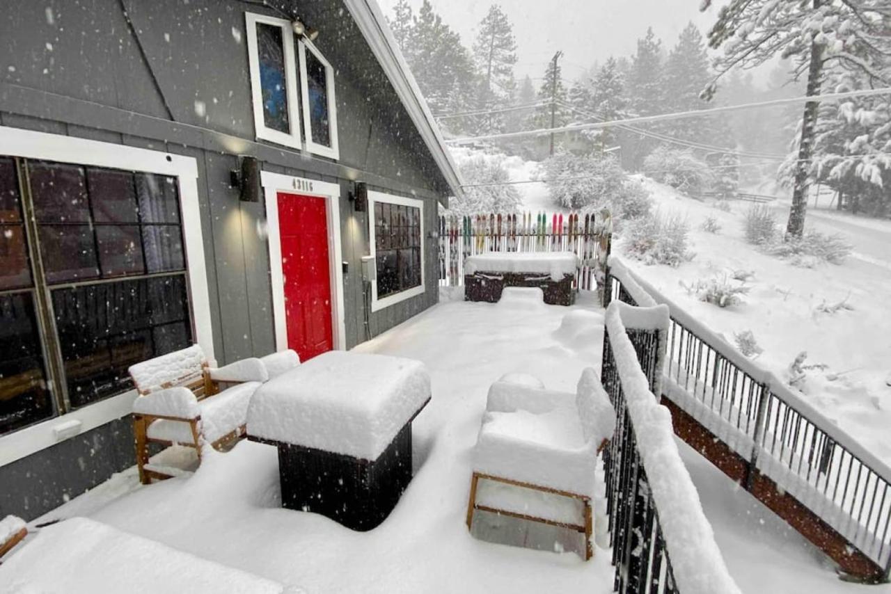 Winter Getaway Spa Fire-Table Close To Slopes Big Bear Lake Exterior photo