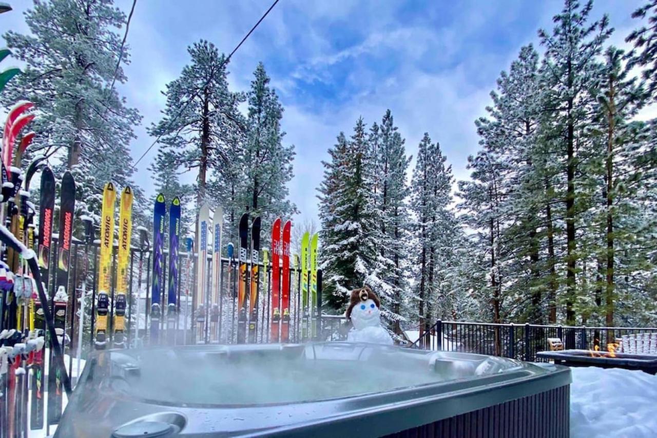 Winter Getaway Spa Fire-Table Close To Slopes Big Bear Lake Exterior photo